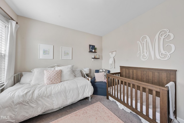 bedroom with carpet flooring