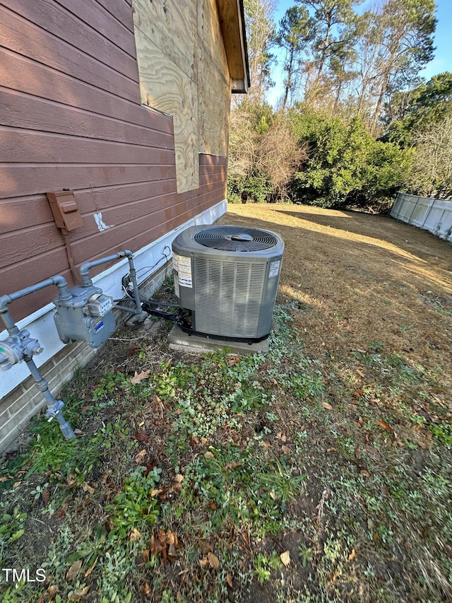 exterior details featuring central air condition unit