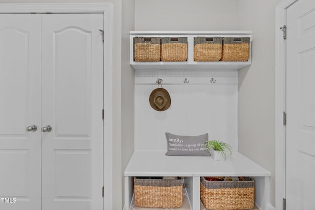 view of mudroom