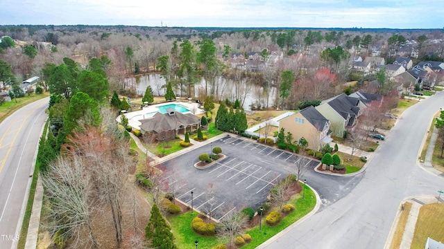 drone / aerial view featuring a residential view