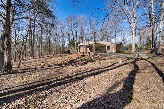 view of front of property featuring brick siding