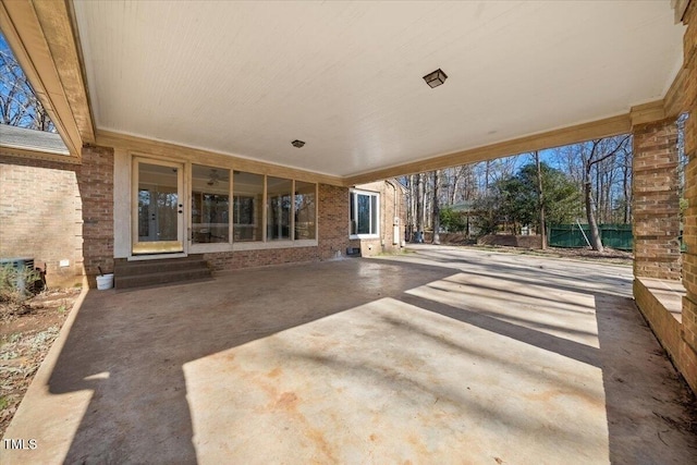 view of patio with entry steps