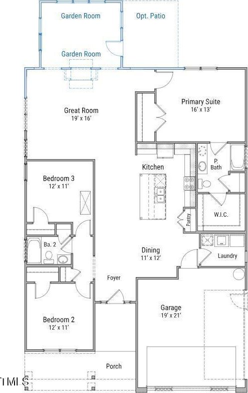 1794 Parham Dr, Graham, NC 27253 - room layout