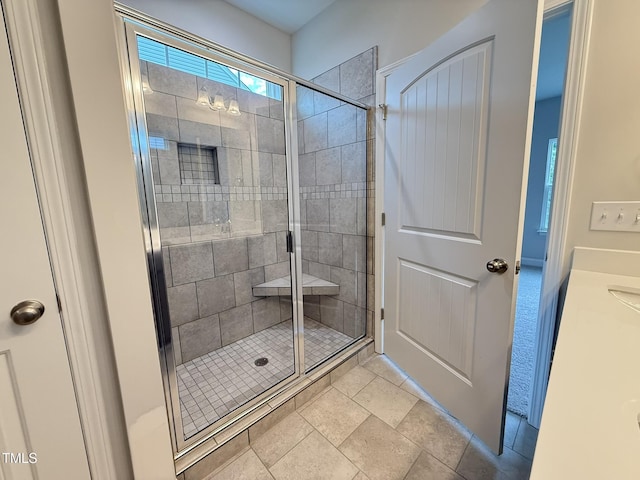 1794 Parham Dr, Graham, NC 27253 - full bathroom with a stall shower