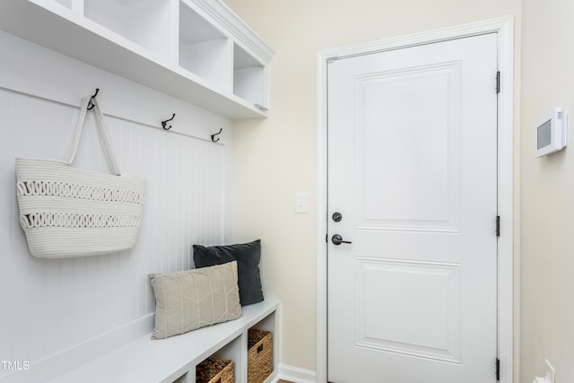 view of mudroom