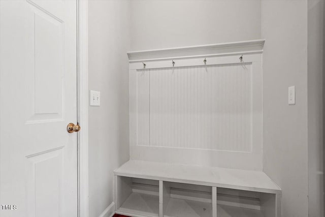 view of mudroom