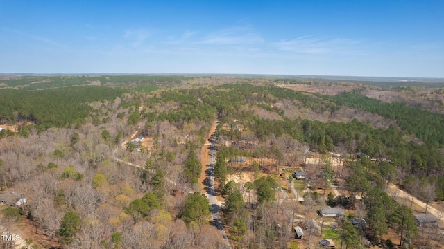 15 Bourbon St, Fuquay Varina, NC 27526 - drone / aerial view featuring a wooded view