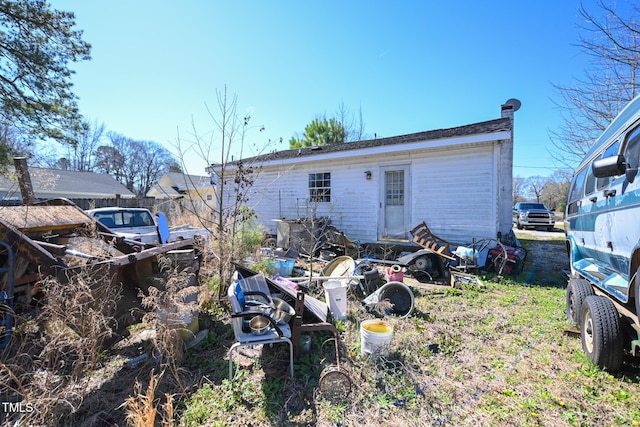 view of back of property