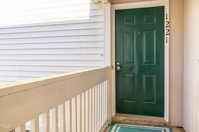 view of entrance to property