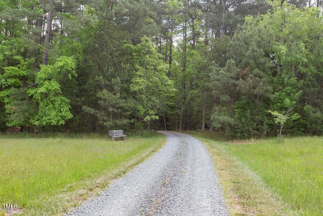 view of street with a view of trees