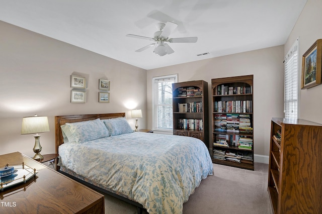 511 Windstream Way, Cary, NC 27518 - bedroom featuring light colored carpet and a ceiling fan