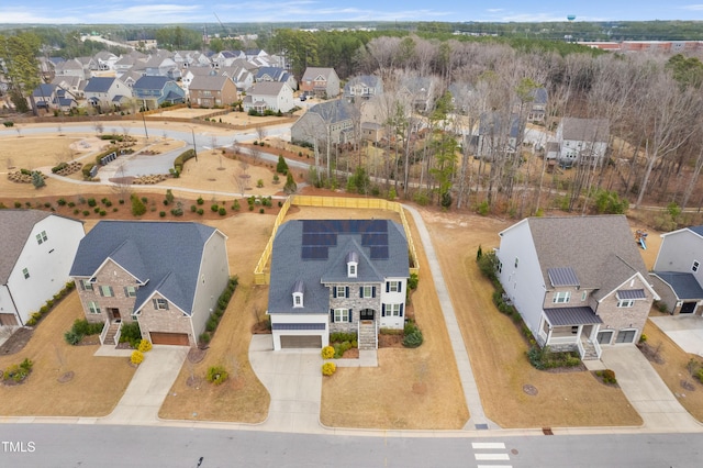 drone / aerial view featuring a residential view