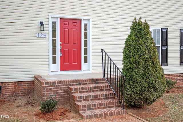 view of property entrance