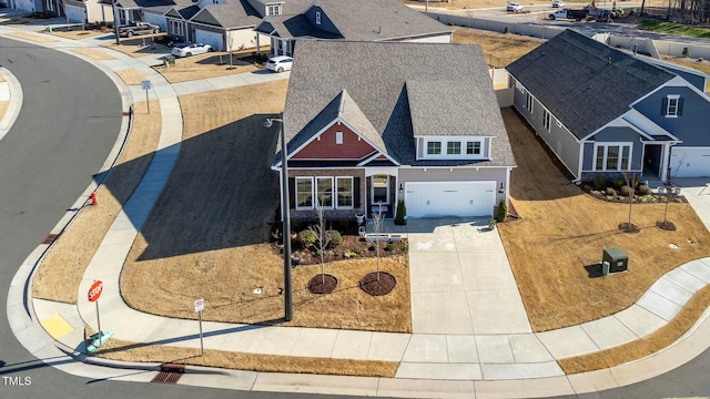 bird's eye view featuring a residential view