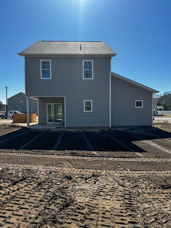 view of back of property