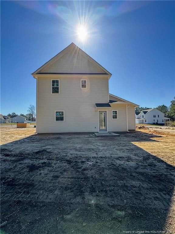 view of rear view of property