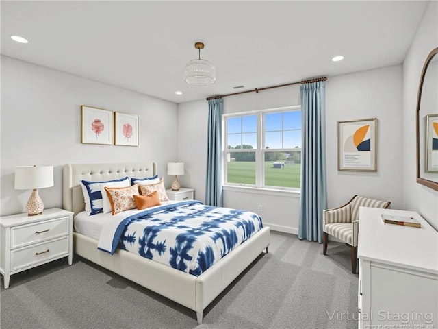 330 Penfield Way, Raeford, NC 28376 - carpeted bedroom featuring recessed lighting and baseboards