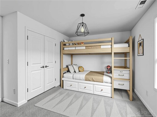 330 Penfield Way, Raeford, NC 28376 - carpeted bedroom featuring baseboards and a closet