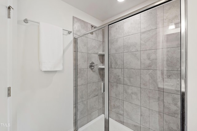 97 Begonia St, Angier, NC 27501 - full bathroom featuring a shower stall