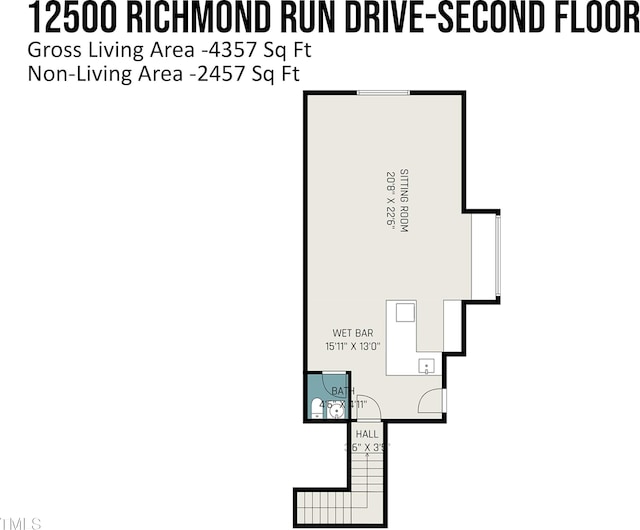 12500 Richmond Run Dr, Raleigh, NC 27614 - room layout