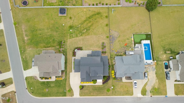 aerial view featuring a residential view