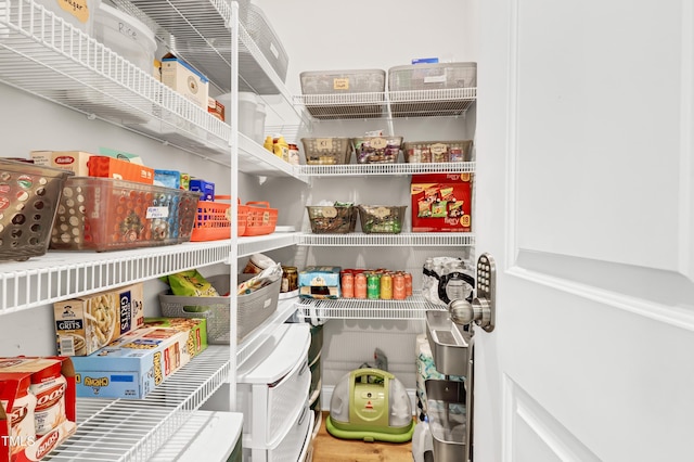 view of pantry