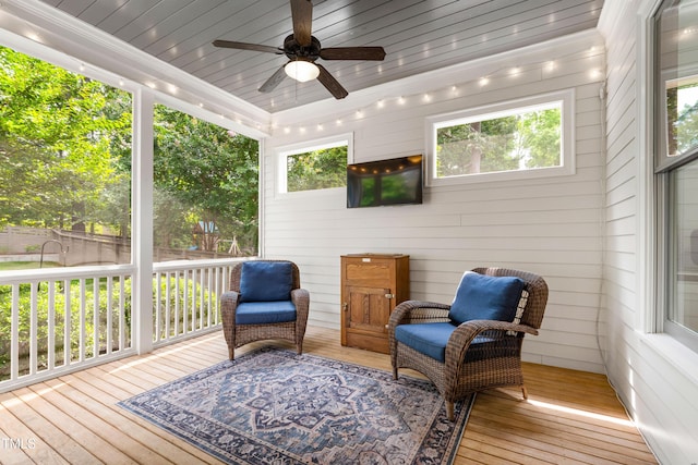 3337 Cheswick Dr, Raleigh, NC 27609 - wooden deck featuring ceiling fan