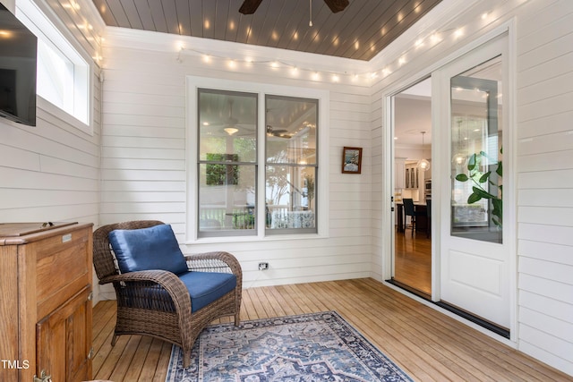 3337 Cheswick Dr, Raleigh, NC 27609 - wooden deck featuring ceiling fan