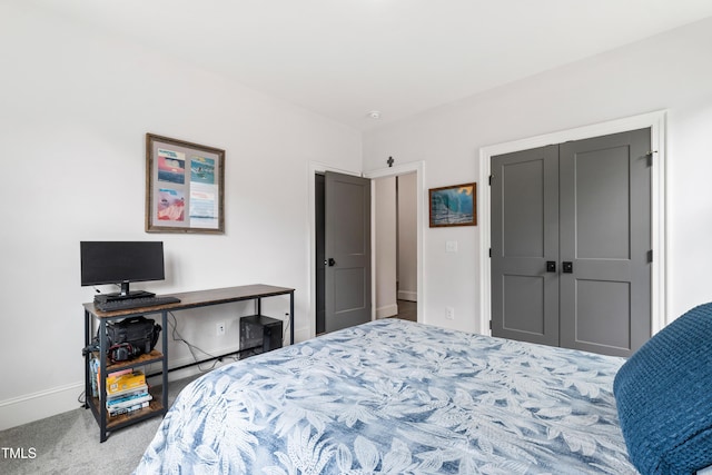 3337 Cheswick Dr, Raleigh, NC 27609 - carpeted bedroom with baseboards and a closet