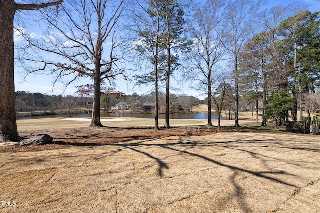 exterior space featuring a water view