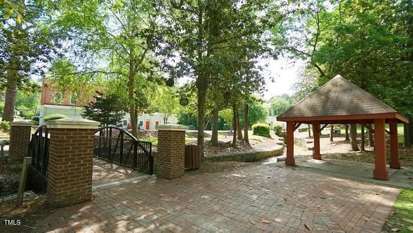 view of home's community featuring a gazebo