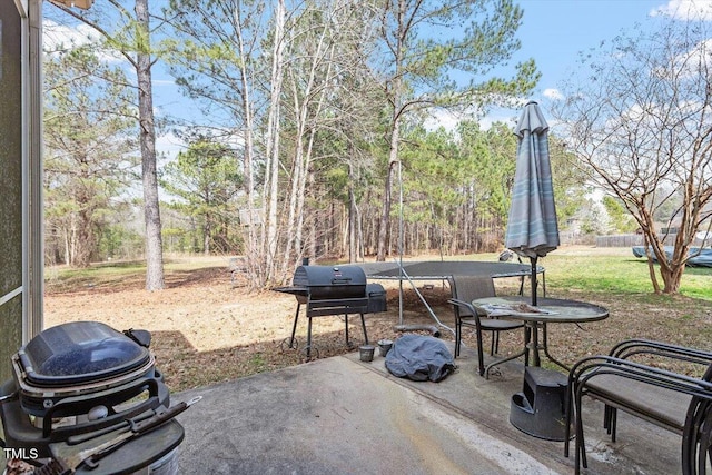 view of patio / terrace with grilling area