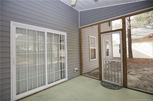 440 Moss Pink Dr, Vass, NC 28394 - unfurnished sunroom with a wealth of natural light