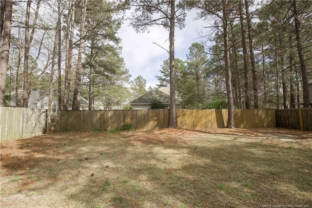 440 Moss Pink Dr, Vass, NC 28394 - view of yard featuring fence private yard