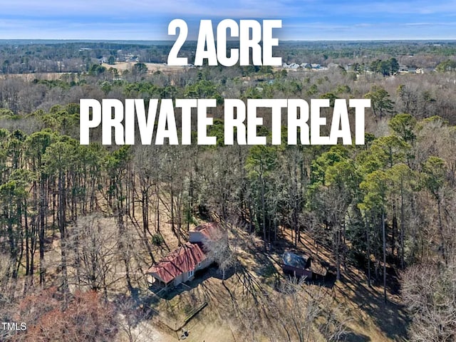 577 Dixon Rd Unit D, Willow Springs, NC 27592 - bird's eye view of a forest