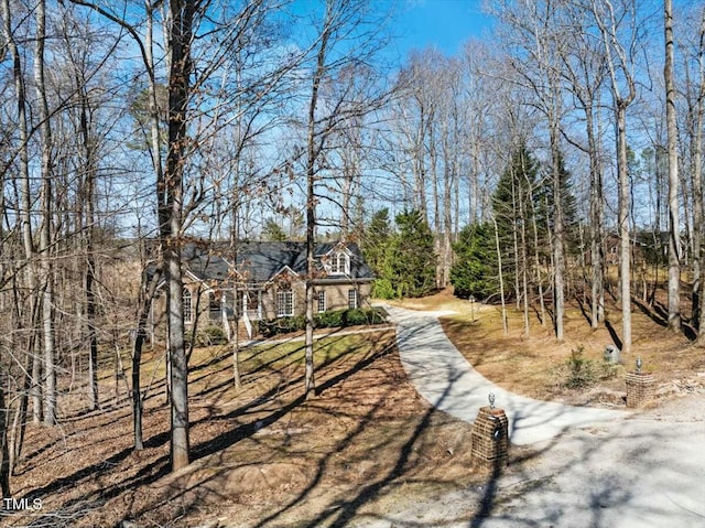 exterior space with driveway