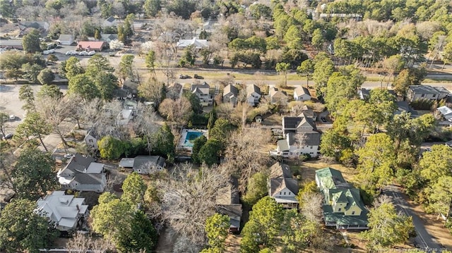 drone / aerial view featuring a residential view