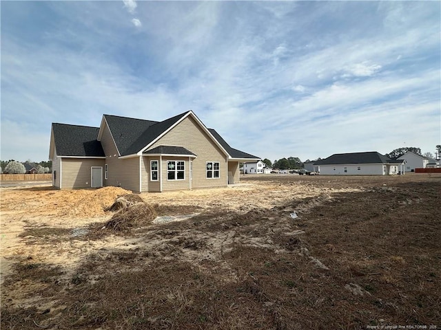 view of rear view of house