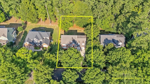 bird's eye view featuring a residential view