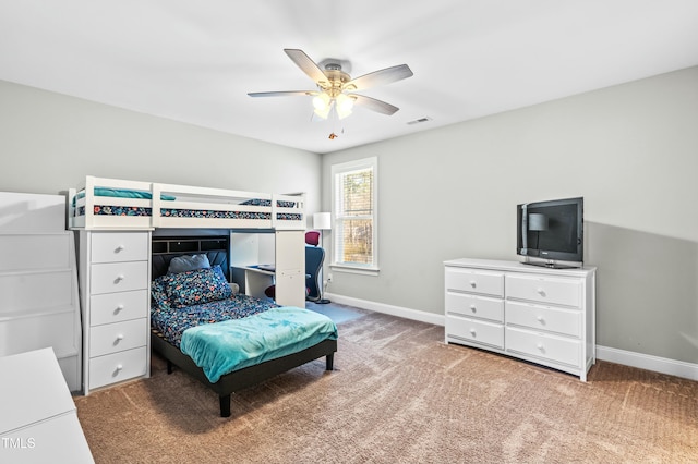 238 Ashpole Trl, Clayton, NC 27520 - bedroom with carpet floors and a ceiling fan