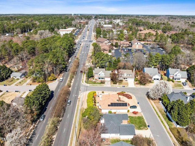 drone / aerial view featuring a residential view