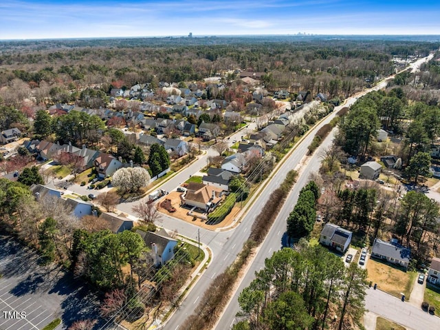 aerial view featuring a residential view