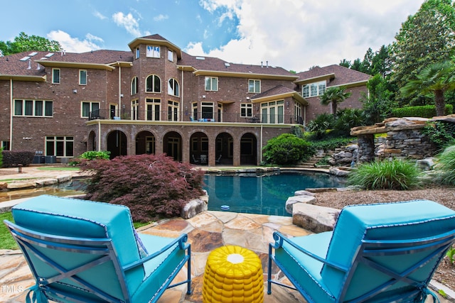 2421 Acanthus Dr, Wake Forest, NC 27587 - outdoor pool featuring a patio area