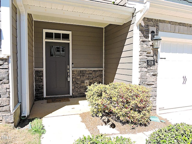 519 Flat Ford Rd, Hillsborough, NC 27278 - property entrance with stone siding