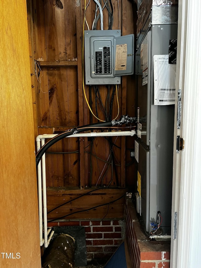 utility room featuring electric panel