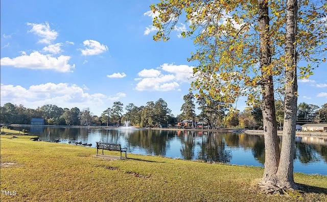 property view of water