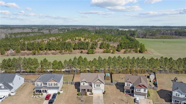 birds eye view of property featuring a residential view