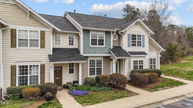 multi unit property with a shingled roof