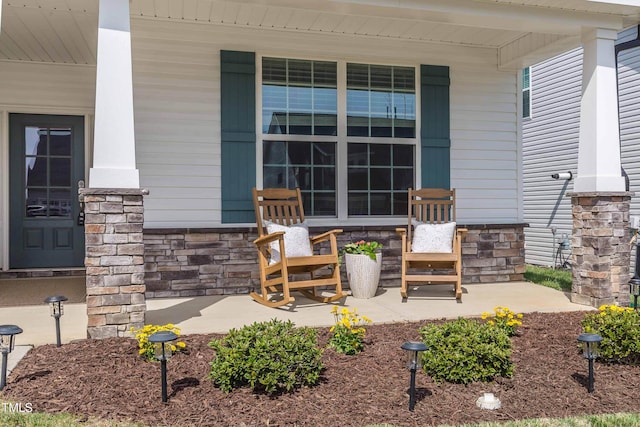 view of patio / terrace featuring a porch