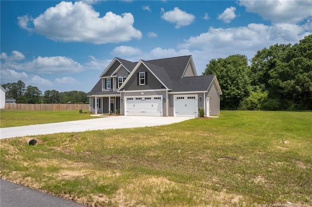 5815 James Allen Ln, Stedman, NC 28391 - craftsman-style home featuring concrete driveway and an attached garage